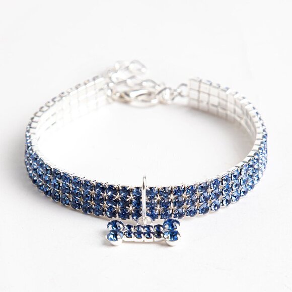 NEW COLOUR CHOICE Fashion Rhinestone Pet Collars - Picture 2 of 6